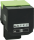 Schwarz Rebuilt Toner für Lexmark CS421, CX421, CX522