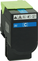 Cyan Rebuilt Toner für Lexmark CS421, CX421, CX522