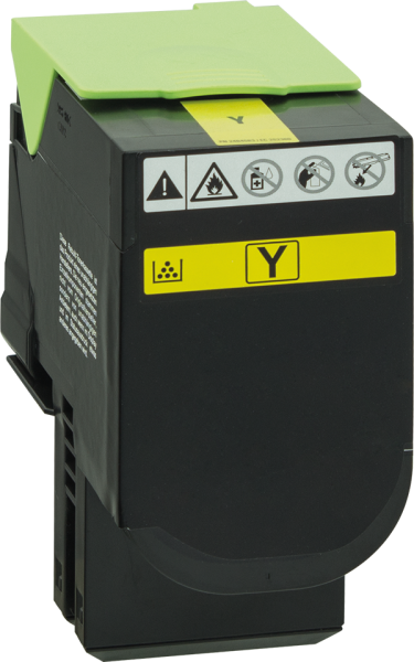 Gelb Rebuilt Toner für Lexmark CS421, CX421, CX522