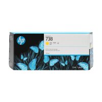 HP 738 300-ml Yellow DesignJet  • 676M8A