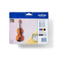 Brother Ink B/C/M/Y, 11ml Blister  • LC-127XLVALBP