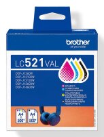 Brother Genuine Ink Cartridge Value  • LC-521VAL