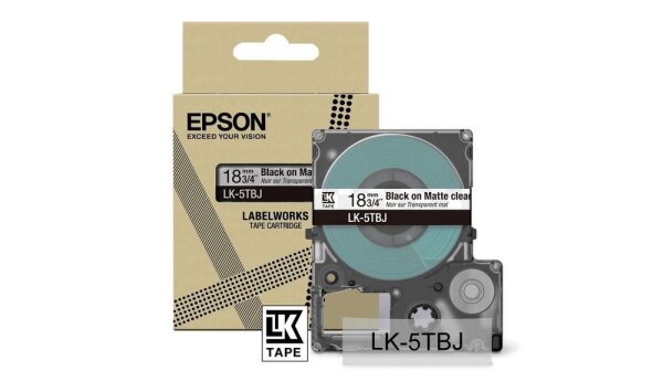 Epson Lk-5Tbj Black, Transparent • C53S672066