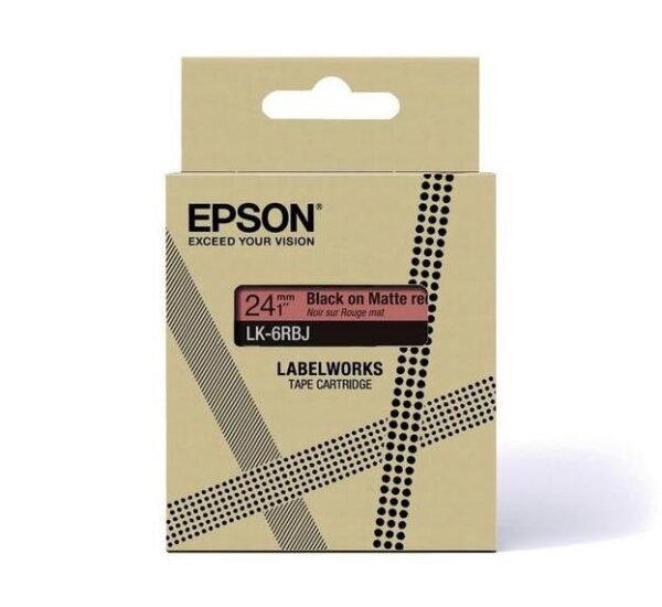 Epson Printer Label Black, Red • C53S672072