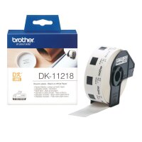 Brother Round Labels White • DK-11218