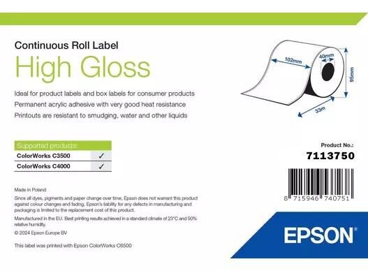 Epson High Gloss Label - Continuous  • 7113750