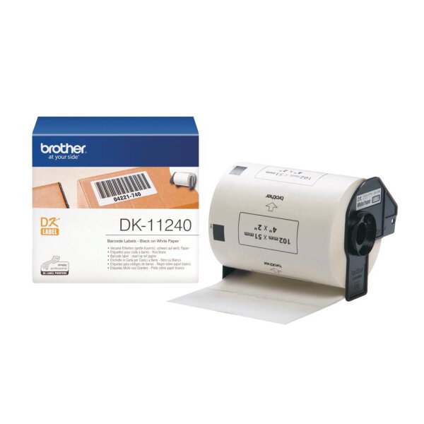 Brother Barcode Labels Black on White • DK11240