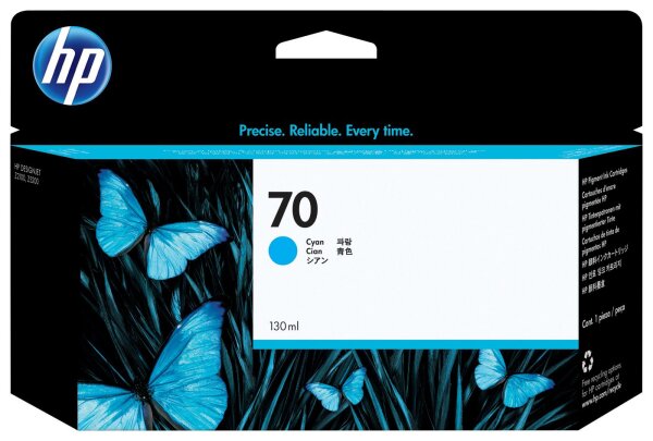 HP Ink Cyan 130 ml. • C9452A
