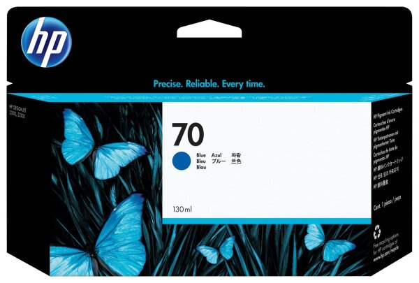 HP Ink Blue 130 ml. • C9458A