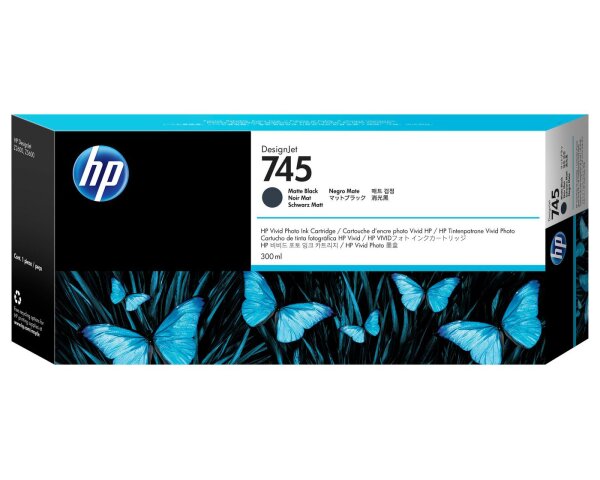 HP Ink/745 300-ml Matte Black • F9K05A