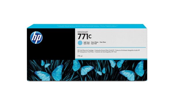 HP Ink Light Cyan 771C 775ml • B6Y12A