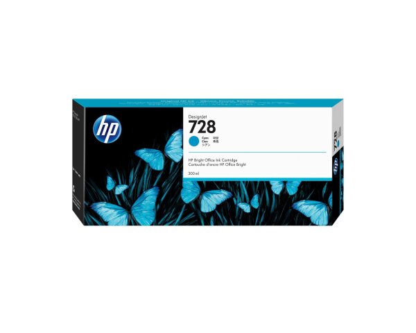 HP Ink 728 Cyan • F9K17A