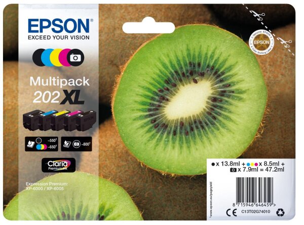 Epson Multipack 5-colours 202XL • C13T02G74020