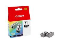 Canon Ink Black Cartridge *2-pack* • BCI-15BK