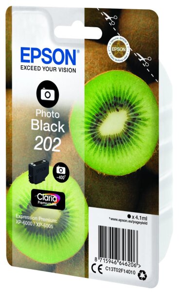 Epson Singlepack Photo Black 202 • C13T02F14020