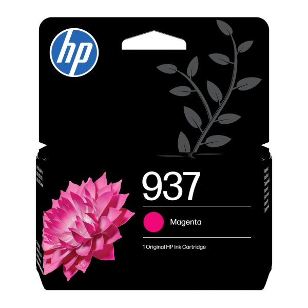HP 937 Magenta Original Ink  • 4S6W3NE#30A