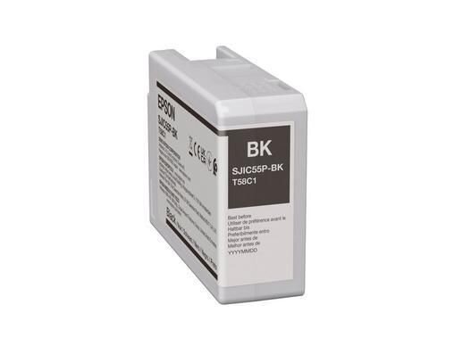 Epson Sjic55(Bk) Ink Cartridge 1  • C13T58C140