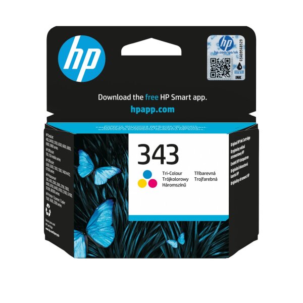 HP 343 Tri-Color Original Ink  • C8766EE#BA3