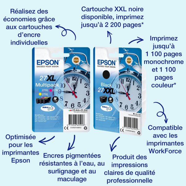 Epson 27XXL ink cartridge blk • C13T27914022