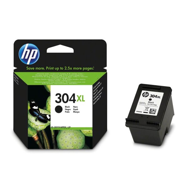 HP 304Xl Black Original Ink  • N9K08AE#ABE