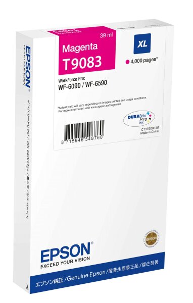 Epson Wf-6Xxx Ink Cartridge Magenta  • C13T90834N
