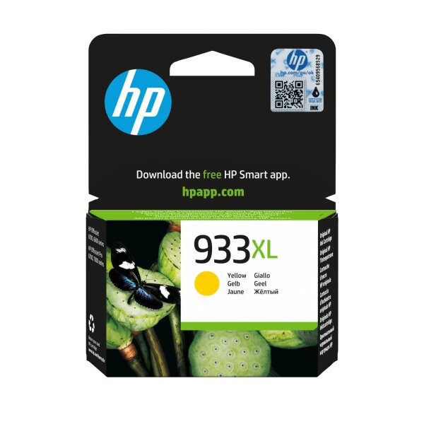 HP Ink Yellow, 10ml No. 933XL  • CN056AE#BGX