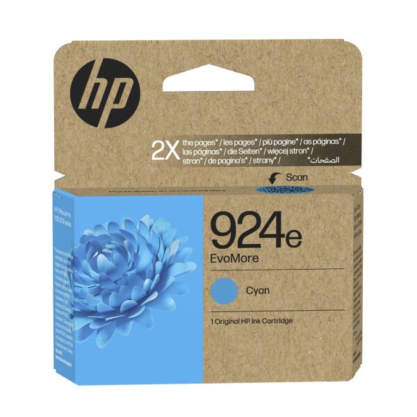 HP 924E Evomore Cyan Original  • 4K0U7NE