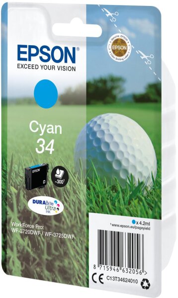 Epson T3462 Cyan ink • C13T34624010