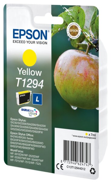 Epson ink cartridge yellow DURABrite • C13T12944012