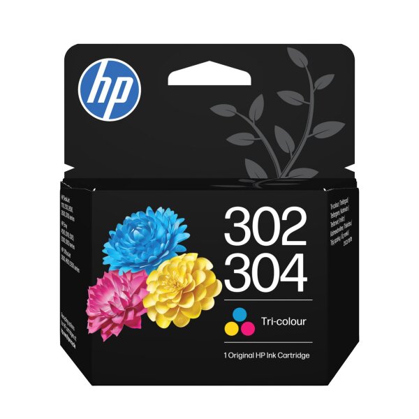 HP 302/304 Tri-Color Original  • B7RT6AE#30B