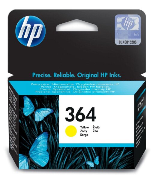 HP Ink Yellow, 10ml No. 364  • CB320EE#ABB