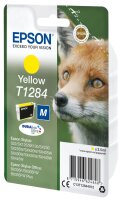 Epson T1284 ink cartridge yel • C13T12844012