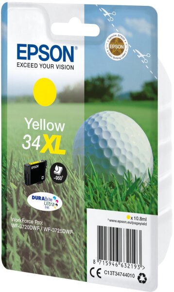 Epson Singlepack Yellow 34XL • C13T34744010
