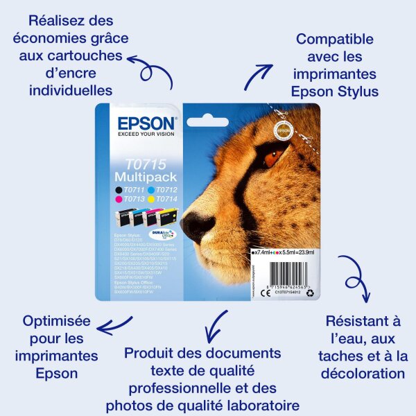 Epson T0713 ink cartridge mag • C13T07134012