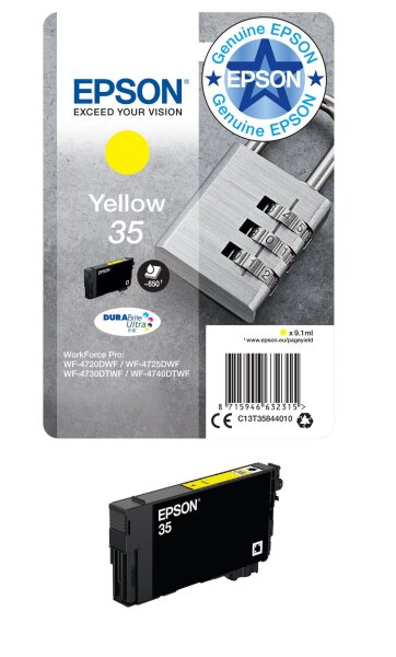 Epson ink cartridge yellow DURABrite • C13T35844010