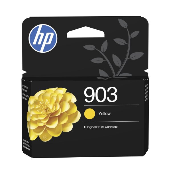 HP 903 Yellow Original Ink  • T6L95AE