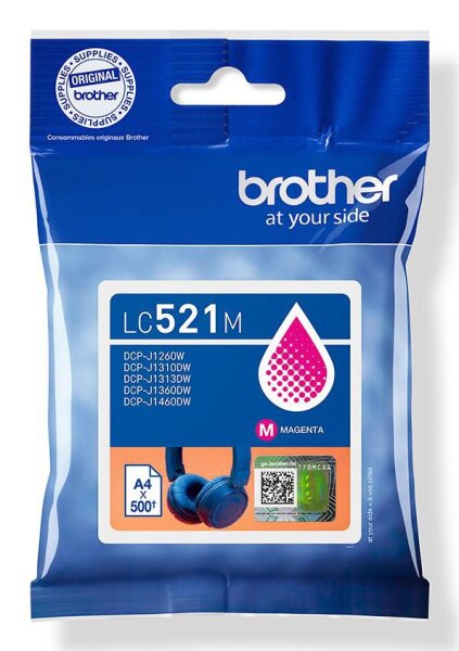 Brother Genuine Ink Cartridge -  • LC521M