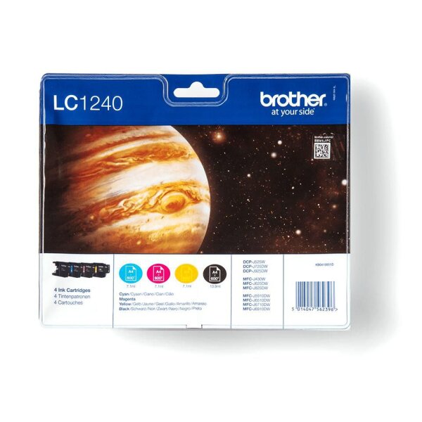 Brother Ink Blak and TriColor High  • LC-1240VALBP