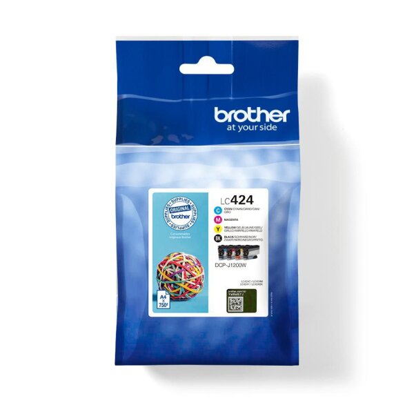 Brother Ink Cartridge 4 Pc(S)  • LC-424VAL