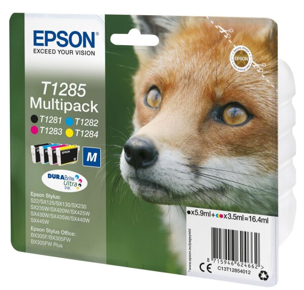 Epson T1285 ink cartridge blk • C13T12854012