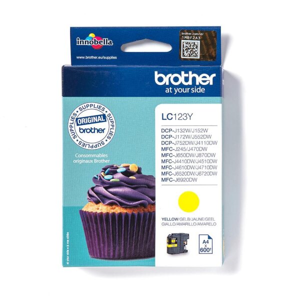 Brother LC123Y HY INK FOR BHS13 • LC123Y