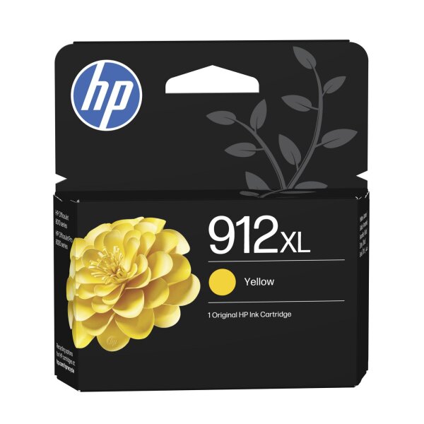 HP 912XL High Yield Yellow Ink • 3YL83AE#BGX