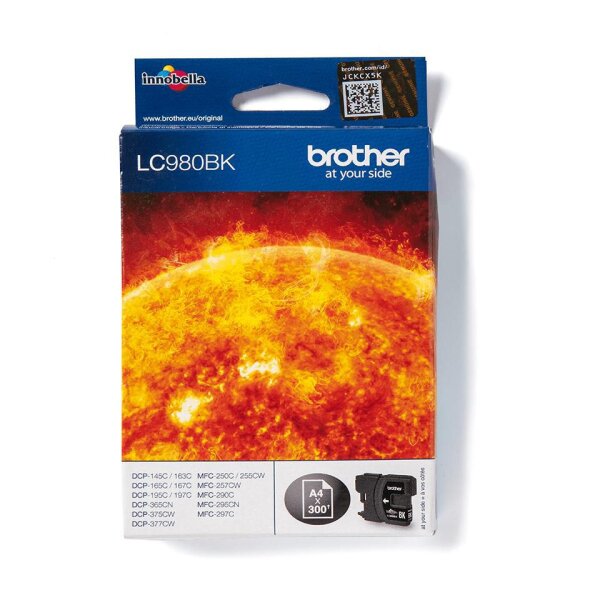 Brother Ink Black, 9mlStandard  • LC-980BK