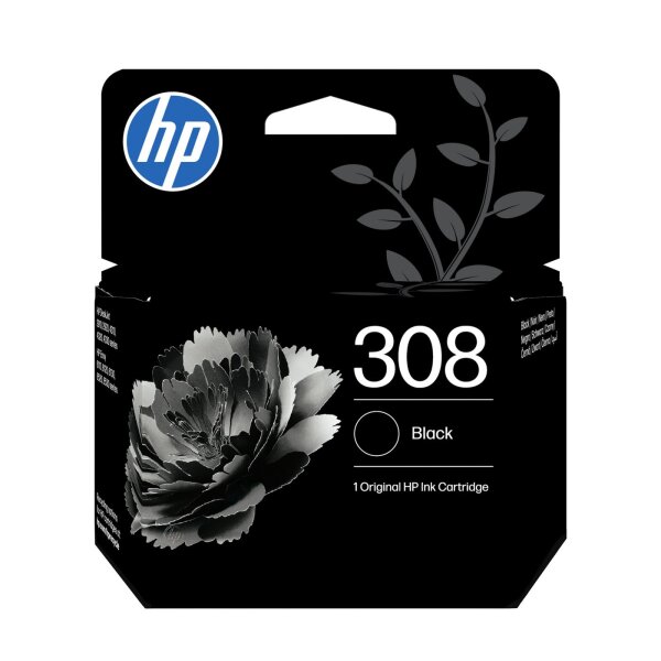 HP 308 Black Original Ink  • 7FP21UE#30B