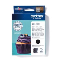 Brother Ink Black, 9mlHigh capacity • LC-123BK