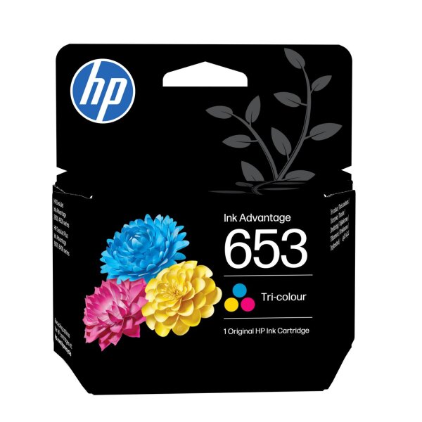 HP 653 Tri-Color Original Ink  • 3YM74AE