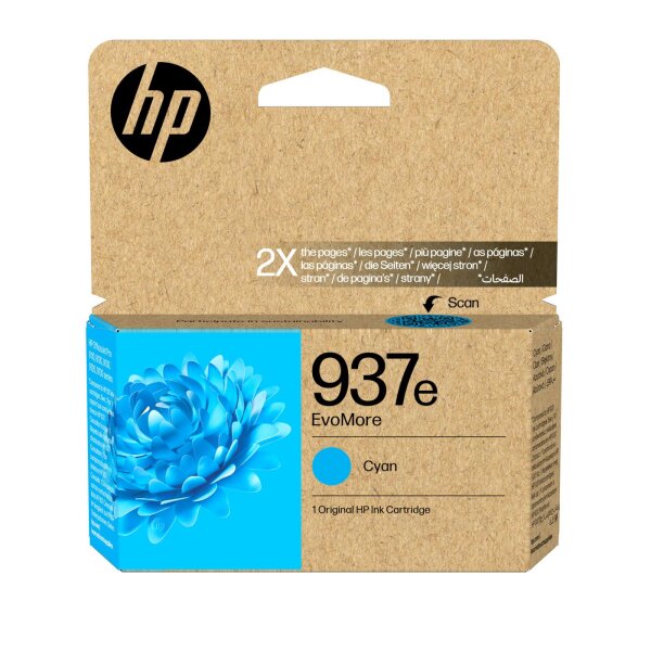 HP 937E Evomore Cyan Original  • 4S6W6NE#LS1