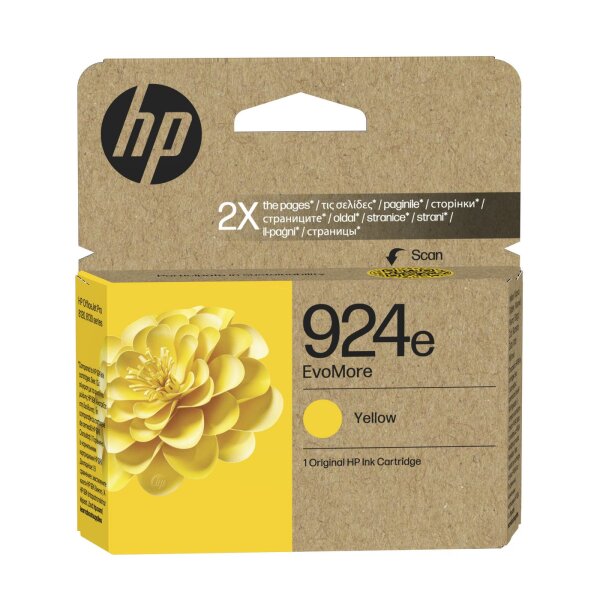 HP 924E Evomore Yellow Original  • 4K0U9NE#LS1