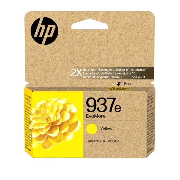 HP 937E Evomore Yellow Original  • 4S6W8NE#LS1