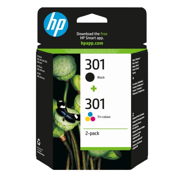 HP Ink 301 C/M/Y/K • N9J72AE